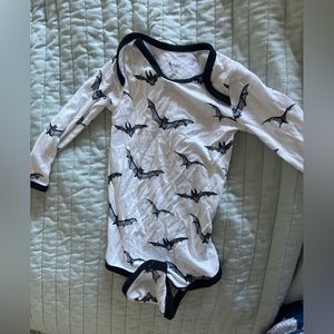Kyte Baby Longsleeve Bats Bodysuit, 6-12 mo